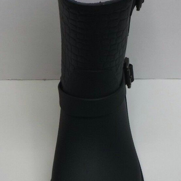 Rubber Rain Boots Navy Blue New Womens Shoes - Picture 2 of 6